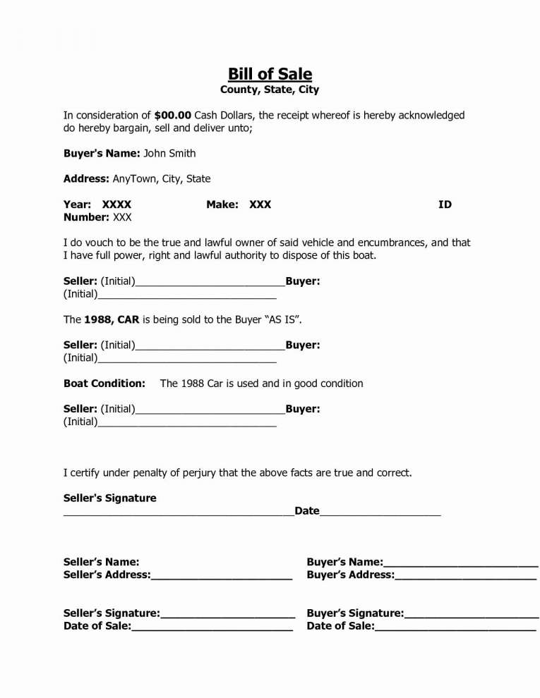 how-to-write-bill-of-sale-for-car-bill-of-sale-form-template-vehicle